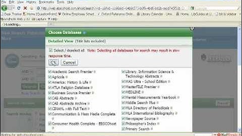 How to Find Journal Articles in the Ebsco Databases (University of Arkansas Libraries)