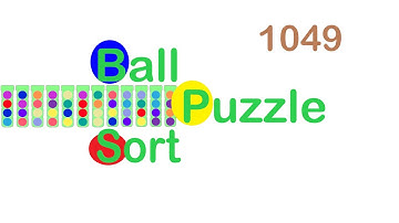 Ball Sort Puzzle Level 1049 🎯No Extra Tubes😂Game Walkthrough😘  #Stay Home And Fun Play #WithMe