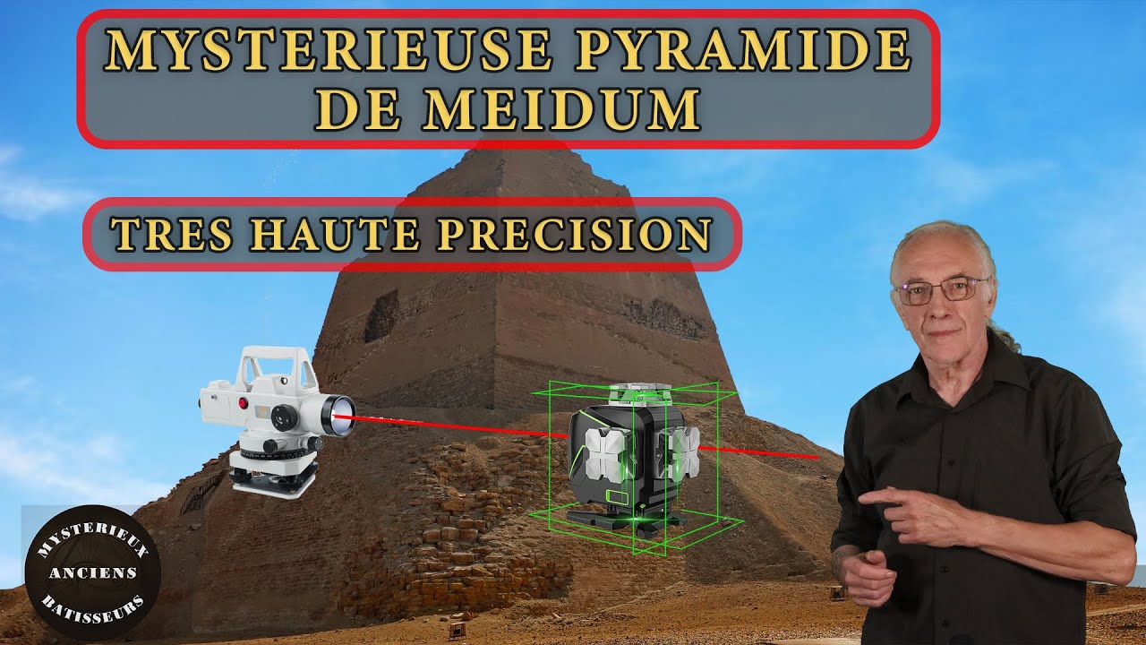 Pyramide de Meïdum : très haute précision