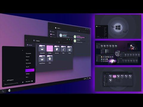 Windows 11 desktop - How to customize Win11 with custom theme and ...
