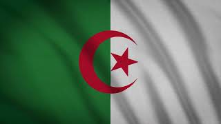 National flag: Algeria - Алжир ◄4K•HD►