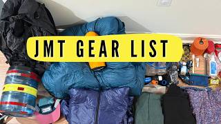 John Muir Trail Gear List 2026
