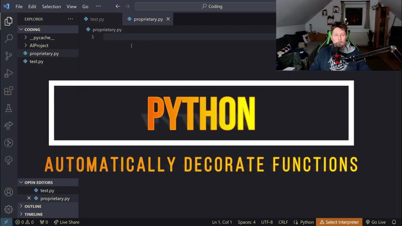 Python - Automatically decorate functions - YouTube