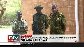 Maafisa Wanasa Bunduki Haramu, Dawa Za Kulevya Na Mfugo Iliyoibiwa Isiolo