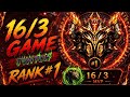 Rank 1 Twitch 16/3 MVP Challenger GamePlay👑