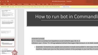 RPA-UIPATH- How to run Attended bot  without Orchestrator 