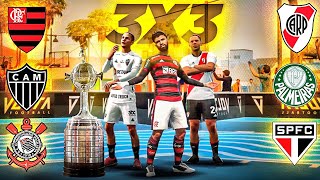 COMEÇOU O CAMPEONATO DA LIBERTADORES 3x3 | FIFA 22