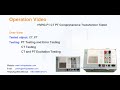 Operation Video of HVHG F1 CT PT Comprehensive Transformer Tester