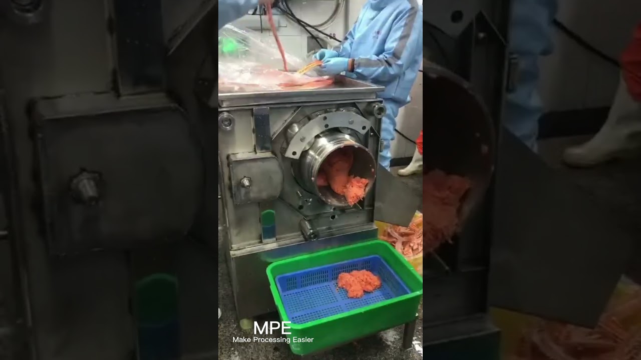 Meat Harvester for Salmon spine bone