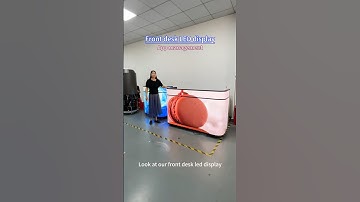 Front desk led display, GOB led display #ledvdi #leddisplaymanufacturer #leddisplay