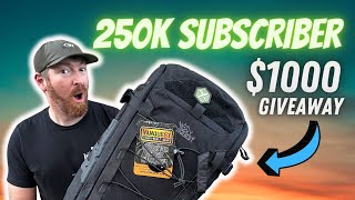 CLOSED!! 250K Subscriber GAW and Thank You Video! (Round 1) by gideonstactical 4,664 views 2 months ago 16 minutes