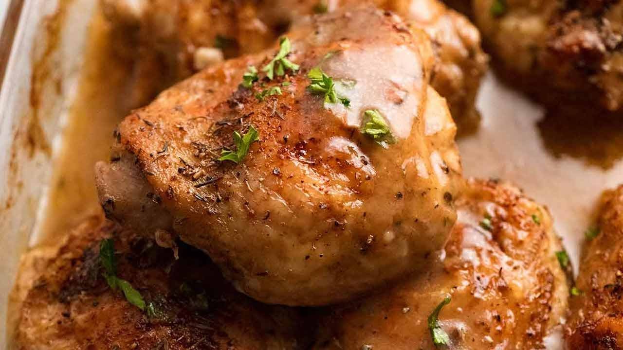 Baked Chicken and Gravy 20200630 - YouTube