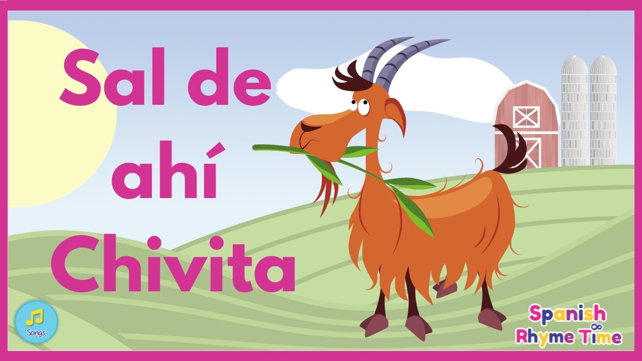 SAL DE AHÍ CHIVITA (ENCORE)🐐 Canción infantil para jugar con los niños y ejercitar la memoria 🧐