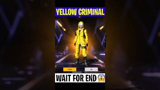 I Got Yellow Criminal Bundle In Free Fire ? screenshot 3