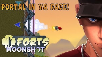Forts - Moonshot Mission 4 - NO OBSTACLE! Portals in use! | Let