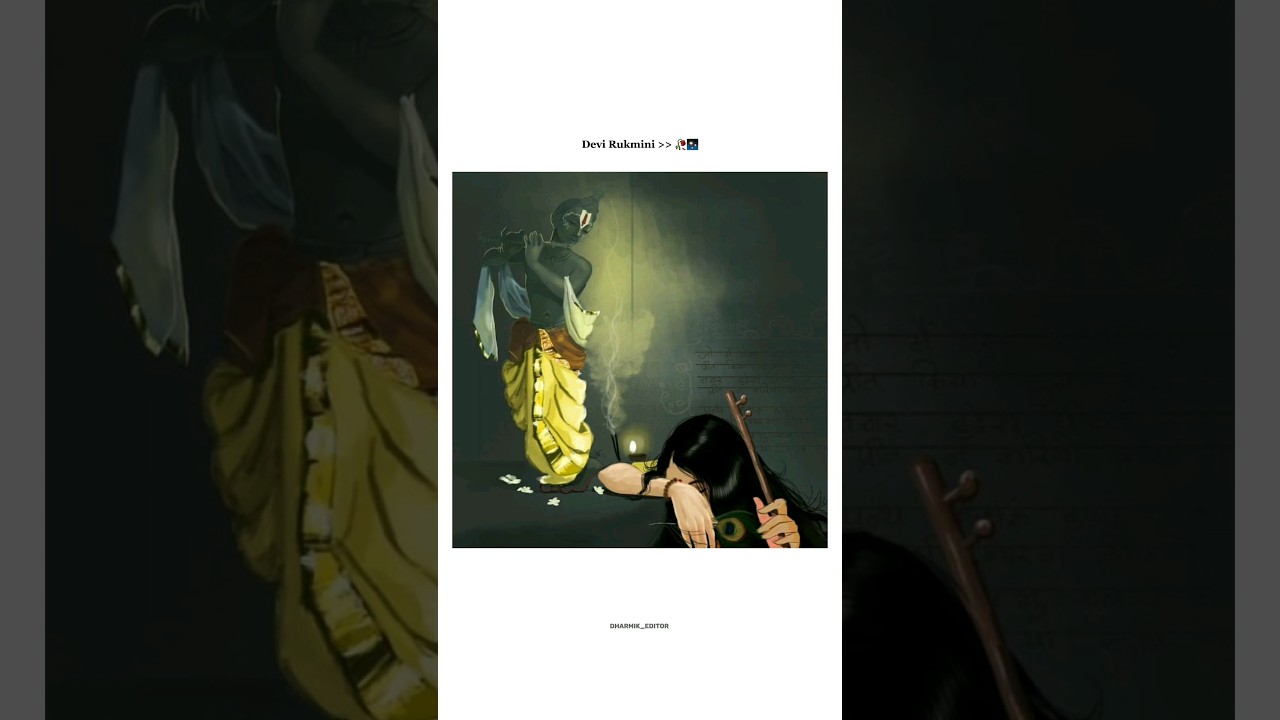 Devi rukmini is the definition of devotion 🙏❤ 