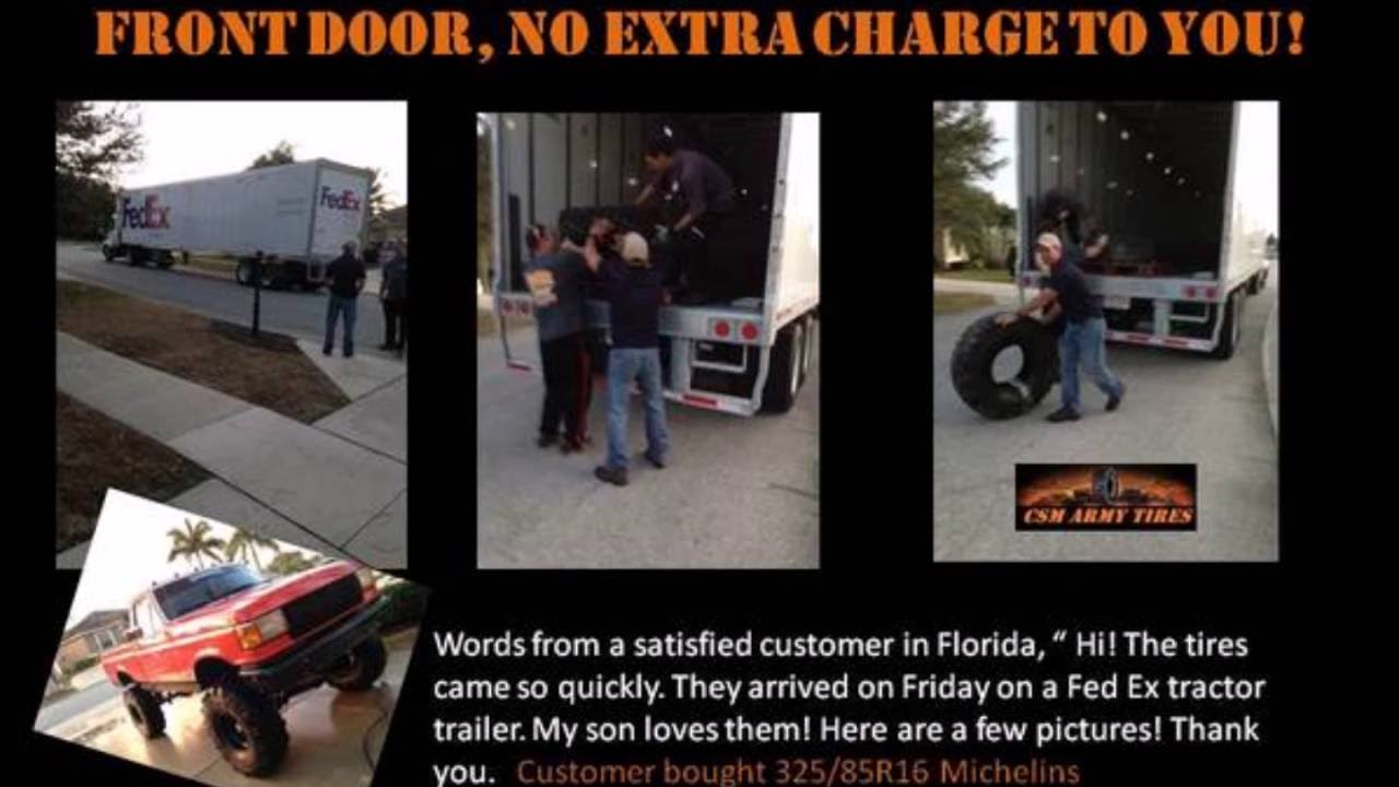 September 2016 CSM Army Tires Truck of the Month