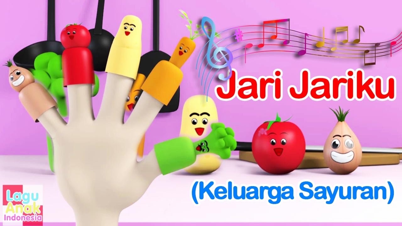 Jari Jariku - Sayuran 3D (Vegetables Finger Family Song) | Lagu Anak