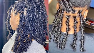 THE BEST BUTTERFLY LOCS TUTORIAL COMPILATION ? NEW TECHNIQUES FOR LONG & SHORT HAIR