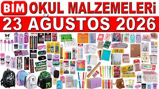 Bi̇m Okul Kirtasi̇ye Ürünleri̇ 2026 Bi̇m Aktüel Okul Ürünleri̇ Bi̇m 23 Ağustos 2026 Kataloğu