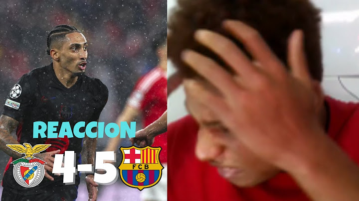REACCIONES DE UN HINCHA al Benfica vs Barcelona 4-5 *REMONTADA ÉPICA*
