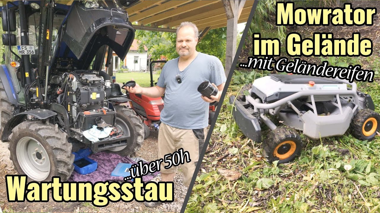 LOVOL M504 Wartungstau beheben | Mowrator im harten Gelände mit Geländereifen