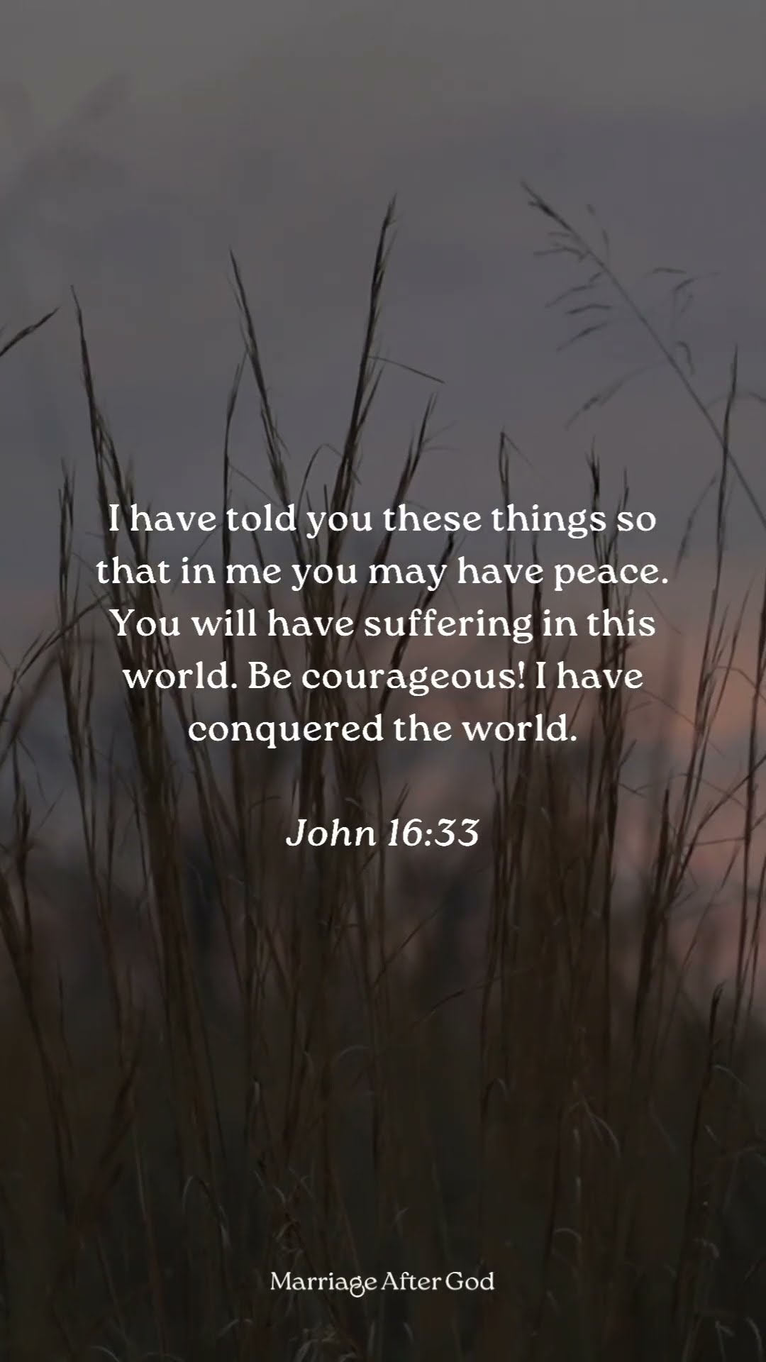 John 16:33 — YouTube