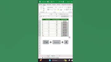 Atajo rápido para aplicar formato moneda en Excel. #excel #exceltips #productividad