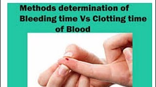Determination of bleeding Time and clotting time at home | how to check bleeding time| Urdu, Hindi..