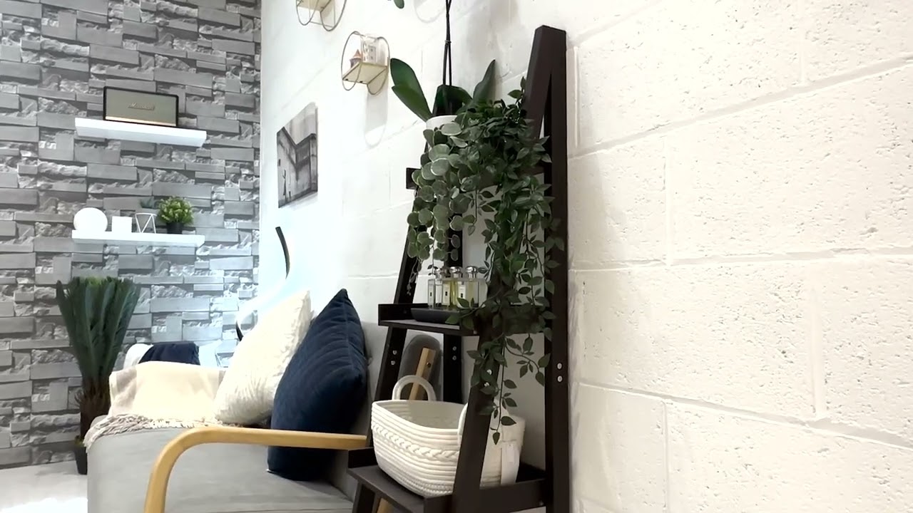 The Perfect solution for all your storage needs: Ladder Bookcase. Living and Home