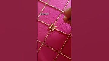 checked aariwork blouse design🥰 #saransdiy #mangamwork #aariwork #aari #blousedesign #fashion #diy