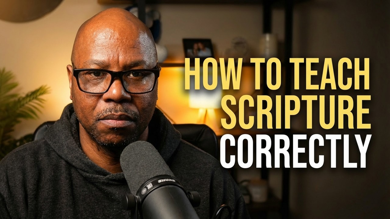 The Correct Way To Teach Scripture | Most Get This Wrong