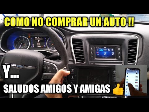 CUANDO NO COMPRAR UN AUTO !! Chrysler 200 radio y a/c no funciona