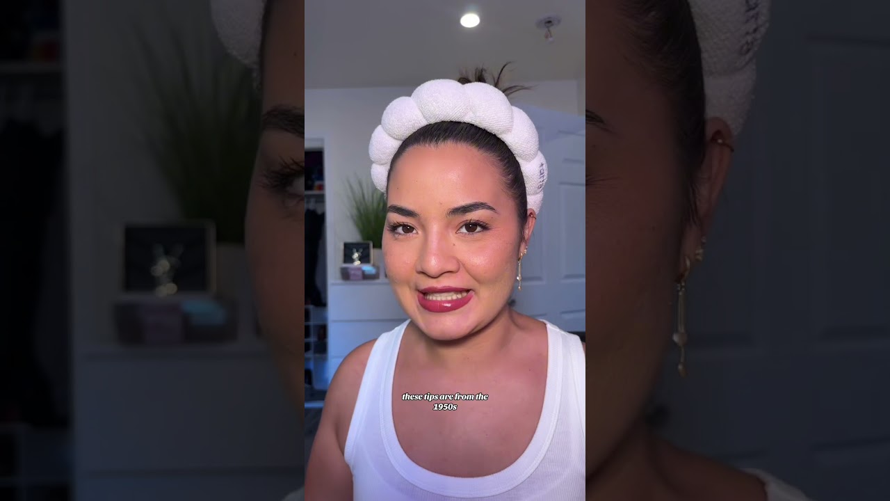 Testing a Vintage Blush Technique for Round Faces