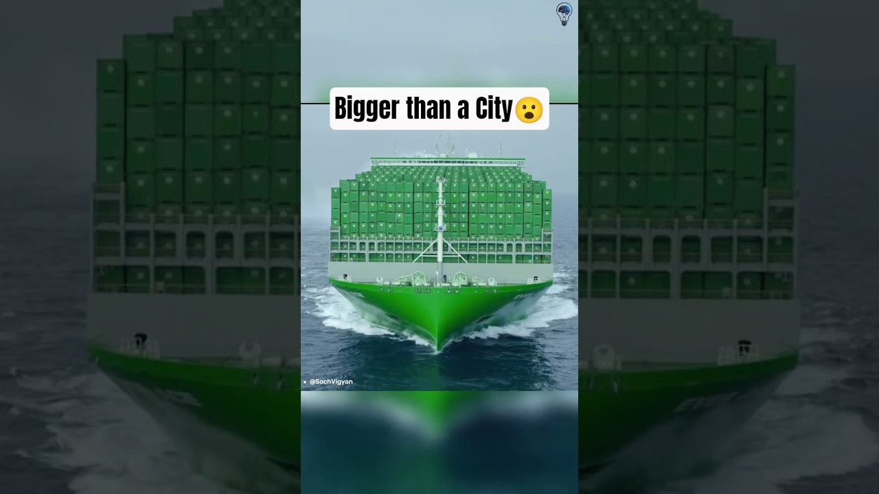 World’s Largest Cargo Ship: Bigger Than a City