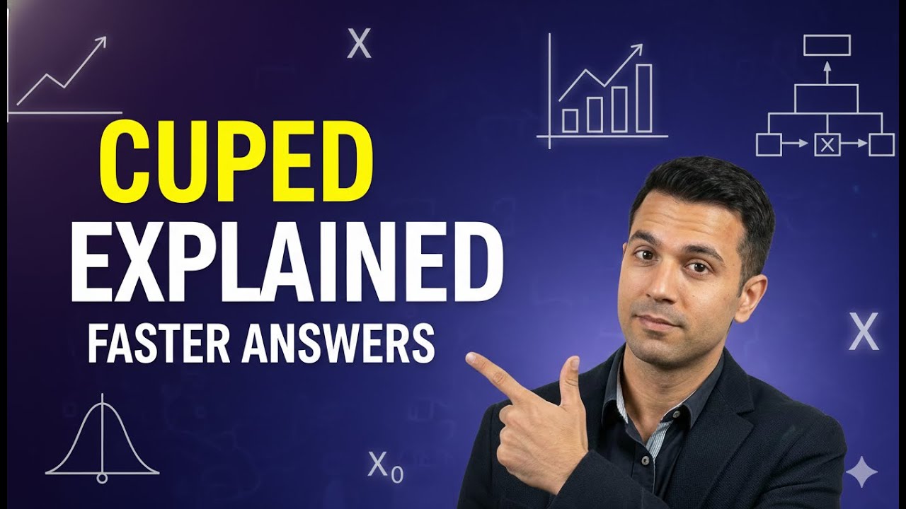 CUPED Explained | Get Faster & More Accurate Experiment Results