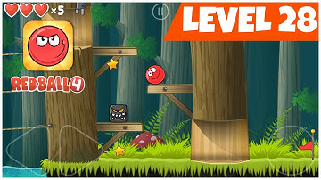 Red Ball 4 - Level 28 Walkthrough - Level 28 Deep Forest