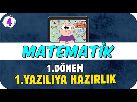 4.Sınıf Matematik 1.Dönem 1.Yazılıya Hazırlık 📝 #2023