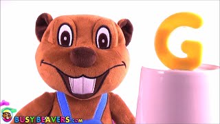 Playdoh Alphabet Surprise - Yellow Egg - Letter G - Busy Beavers - Remixed & Remade