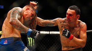 Dustin Poirier  blocks weird