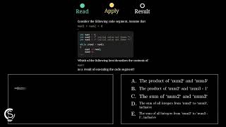 2020 AP CSA MCQ Question 37 - While Loop Summation Bounds 2020 Ap Csa Mcq Question 36 Integer Division And Loop Iterations