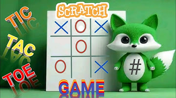 Tic Tac Toe Game on Scratch programming language #scratch #games #tictok #tictactoe