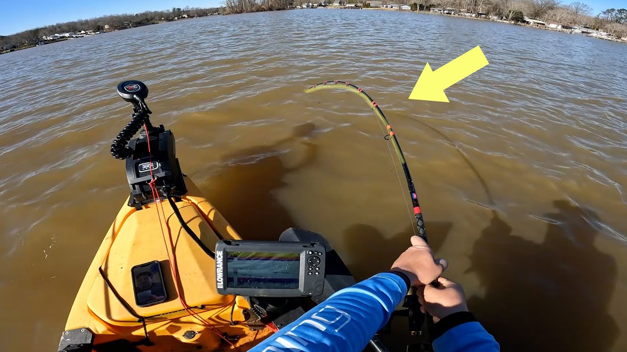 Kayak Catfishing CHAOS! The Bite Was ON FIRE! High Rock Lake YouTube