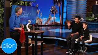 Magician Simon Pierro Wows Mario Lopez & Son Dominic