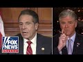 Cuomo 'melts down' when questioned on school closure, Hannity reacts