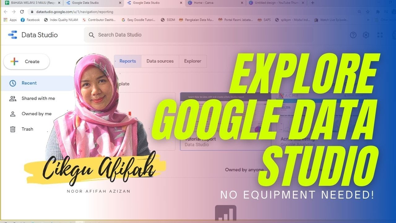 EXPLORE GOOGLE DATA STUDIO - YouTube