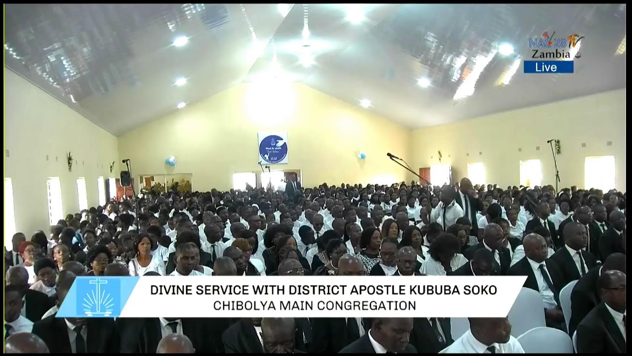 DIVINE SERVICE WITH THE DISTRICT APOSTLE KUBUBA SOKO AT CHIBOLYA MAIN CONGREGATION ON 01.02.2026