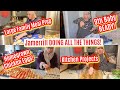 DOING ALL THE THINGS! Large Family Meal Prep, 9th BABY READY, Kitchen Organizing, CHICKEN Eggs!!