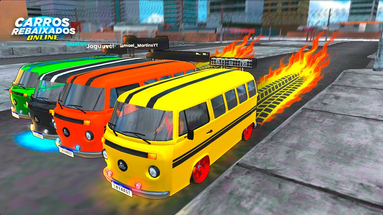 FUGA de KOMBI no CARROS REBAIXADOS ONLINE