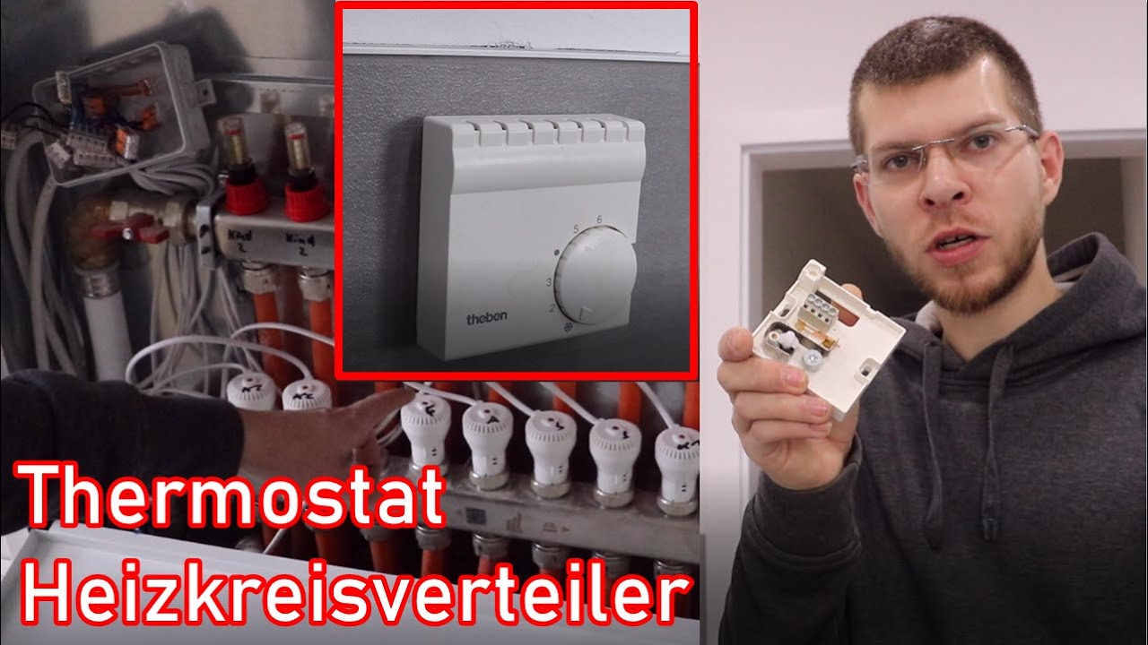 analog Temperaturregler Raumthermostat mit Knopf Heizung